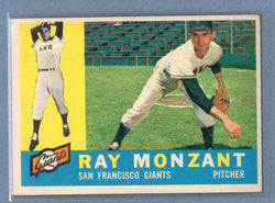 1960 Topps #338 Ray Monzant EX  GO480