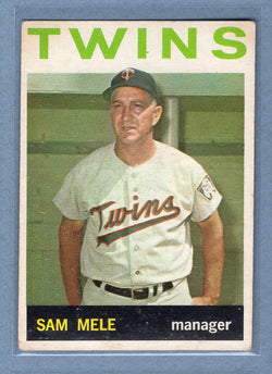 1964 Topps #54 Sam Mele  VG-EX  GO441