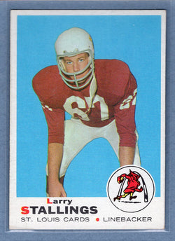 1969 Topps #134 Larry Stallings (a) EX  GO801