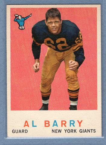 1959 Topps #138 Al Barry EX  GO138