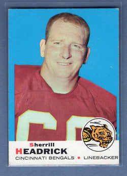 1969 Topps #9 Sherrill Headrick EX  GO257
