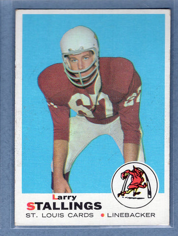 1969 Topps #134 Larry Stallings (b) (st) VG  GO801