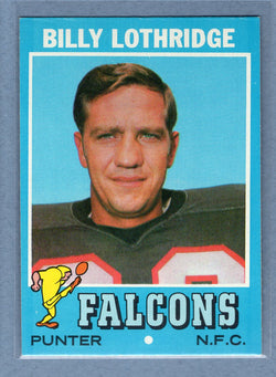 1971 Topps #29 Billy Lothridge EX-MT  GO248