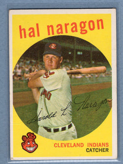 1959 Topps #376 Hal Naragon (a) VG-EX   GO410