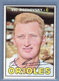 1967 Topps #163 Vic Roznovsky EX-MT  GO368