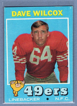 1971 Topps #189 Dave Wilcox (HOF) EX  GO244