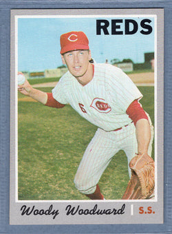 1970 Topps #296 Woody Woodward  EX-MT  SB2