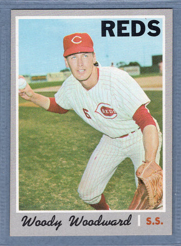 1970 Topps #296 Woody Woodward  EX-MT  SB2