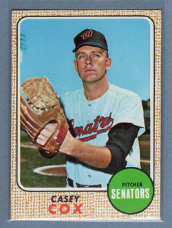 1968 Topps #66 Casey Cox (b)  EX-MT  GO550