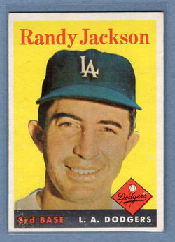 1958 Topps #301 Randy Jackson EX  GO172