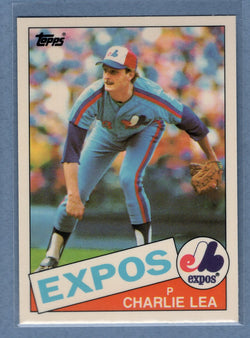 1985 Topps Tiffany #345 Charlie Lea NM