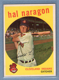 1959 Topps #376 Hal Naragon (b) EX-MT   GO410