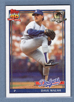 1991 Topps Desert Shield #367 Dave Walsh (R)  NM  GO625