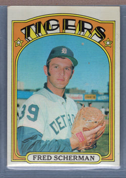 1972 Topps #6 Fred Scherman (b) EX-MT  GO544