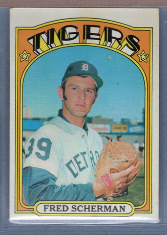 1972 Topps #6 Fred Scherman (b) EX-MT  GO544