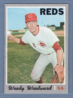 1970 Topps #296 Woody Woodward  EX-MT  SB1