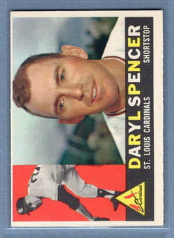1960 Topps #368 Daryl Spenbcer EX-MT   GO340