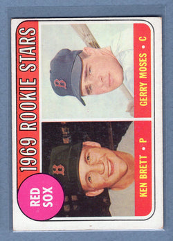 1969 Topps #476 Red Sox Rookies  EX  GO577