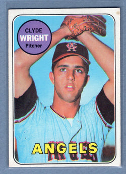 1969 Topps #583 Clyde Wright (b) EX   GO501