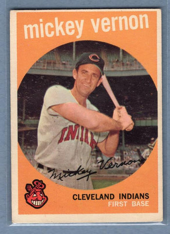 1959 Topps #115 Mickey Vernon VG-EX    Set Break A
