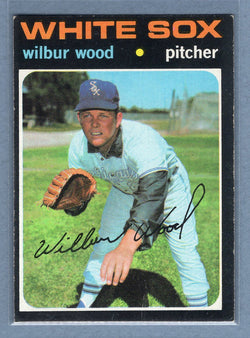1971 Topps #436 Wilbur Wood (st)(a) VG  GO950