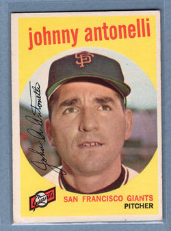 1959 Topps #377 Johnny Antonelli EX   GO410