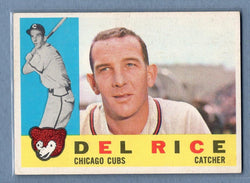 1960 Topps #248 Del Rice EX   GO550
