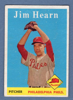 1958 Topps #298 Jim Hearn VG-EX  GO495