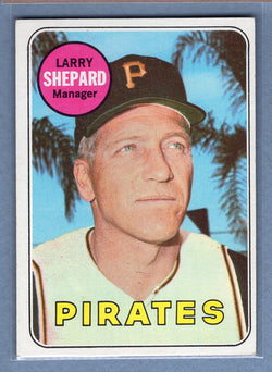 1969 Topps #384 Larry Shepard EX-MT  GO477