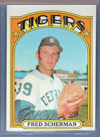 1972 Topps #6 Fred Scherman (d) EX-MT  GO544