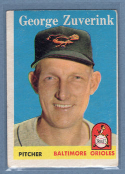 1958 Topps #6 George Zuverink (b) VG  GO501