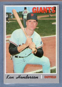 1970 Topps #298 Ken Henderson  EX-MT  SB1