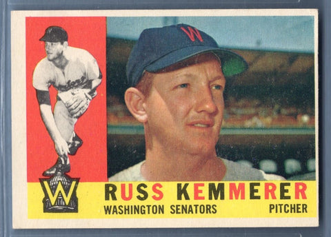 1960 Topps #362 Russ Kemmerer VG-EX Set Break 1