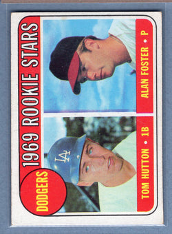 1969 Topps #266 Dodgers Rookies (b) EX  GO602