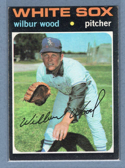 1971 Topps #436 Wilbur Wood (b) EX  GO950
