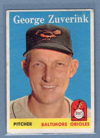 1958 Topps #6 George Zuverink (c) VG  GO501