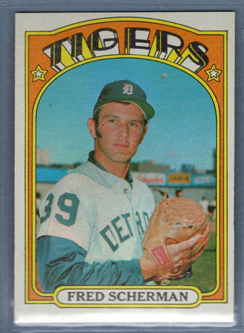 1972 Topps #6 Fred Scherman (E) EX-MT  GO544
