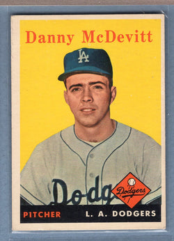 1958 Topps #357 Danny McDevitt  EX  GO387