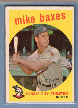 1959 Topps #381 Mike Baxes (a) VG   GO410