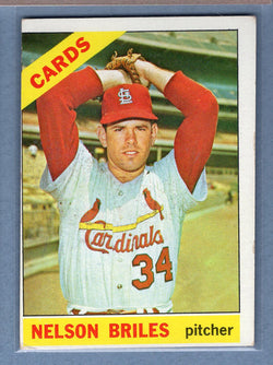 1966 Topps #243 Nelson Briles (st) (a) VG  GO470