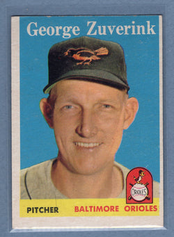 1958 Topps #6 George Zuverink (e) VG-EX  GO501