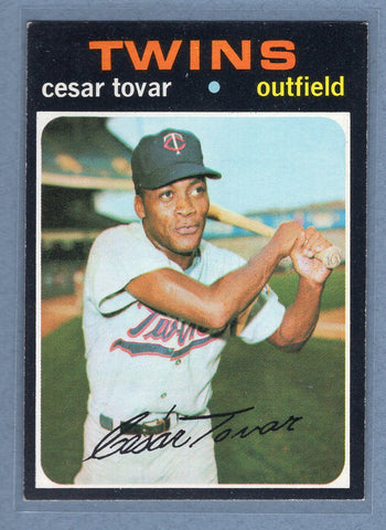 1971 Topps #165 Cesar Tovar  (d) EX-MT  GO340