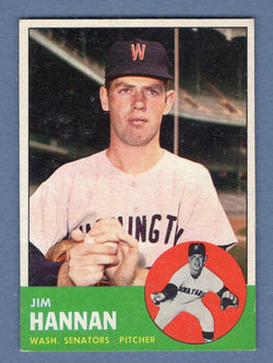 1963 Topps #121 Jim Hannan EX-MT    CCS43