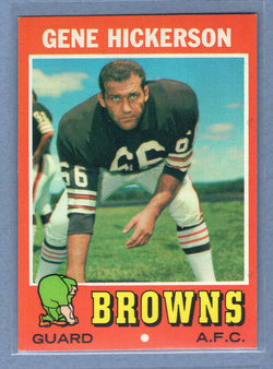 1971 Topps #36 Gene Hickerson (HOF) EX-MT  GO248