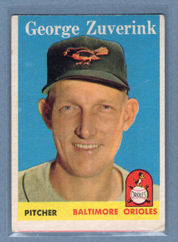 1958 Topps #6 George Zuverink (f) VG  GO501