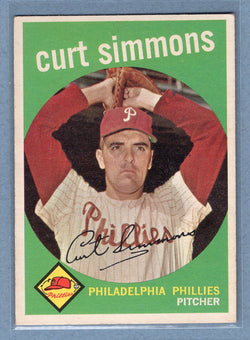 1959 Topps #382 Curt Simmons (a) EX   GO410