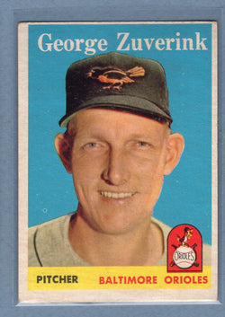 1958 Topps #6 George Zuverink (g) VG-EX  GO501