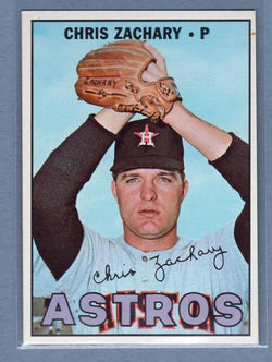1967 Topps #212 Chris Zachary EX-MT Set Break GO428