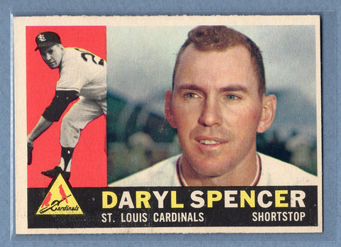 1960 Topps #368 Daryl Spenbcer EX-MT  GO244