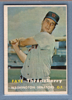 1957 Topps #356 Faye Throneberry EX  GO130